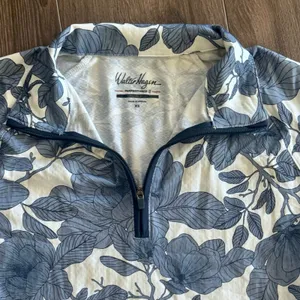 Walter Hagen Performance 11 UPF Suncover Top 1/4 Zip Golf Floral XS NEW no tags thumbnail 3