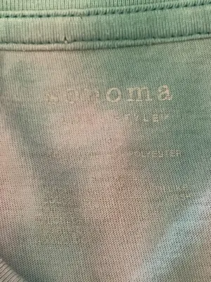 Sonoma Shirt Womens Small Green Tie Dye C.M. O'Brien Beer Darts Graphic Tee Top thumbnail 7