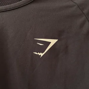 Gymshark Training Long Sleeve Crop Top Size Large Black thumbnail 3