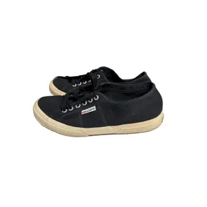 Superga 2750 Cotu Classic Shoes Women's 10 Black Low Top Canvas Sneakers Skater thumbnail 6