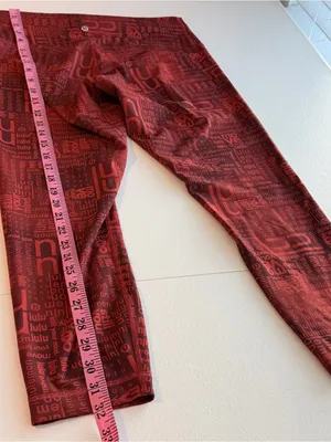 Lululemon Wunder Train High-Rise Crop 23" Lululemon Ombre Red Multi thumbnail 8