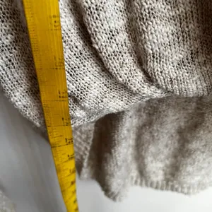 Abercrombie & Fitch Wrap Sweater‎ Vintage Y2K 2000s Casual Cream Large thumbnail 5