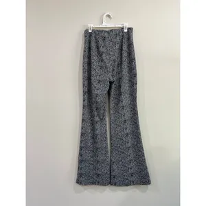 Express Super‎ High Rise Stretch Knit Y2K Flare Pants Size Small thumbnail 2