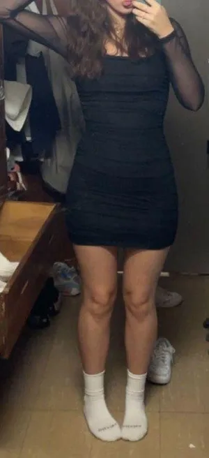 Black Long Sleeve Dress thumbnail 1
