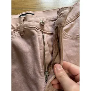 Express Skinny High Rise Pants Size 4R‎ Pink Stretch Classic City Preppy Office thumbnail 6