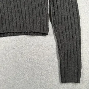 Madewell Sweater Womens Small Black Ribbed Knit Crewneck Long Sleeve Pullover thumbnail 11