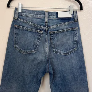 NWOT Re/Doke 70s Stove Pipe High Rise straight crop jeans size 25 thumbnail 8
