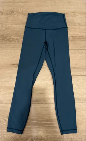 Lululemon Leggings Dusty Blue 25” thumbnail 1