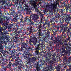 Emma Camusso Womens L Wool Blend Textured‎ Chunky Knit Cardigan Sweater Uruguay thumbnail 7