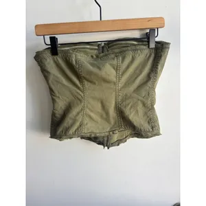 Free People Just A Minute Tube Top small corset strapless boho prairie layered thumbnail 4