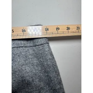 Talbots Gray‎ Herringbone Wool Blend Skirt 16P Petite Office Interview Lined thumbnail 6