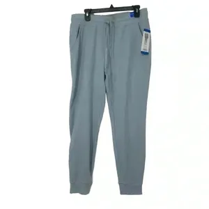 Marc New York Ribbed Joggers L Serenity Blue Lounge Pants NWT Flaw thumbnail 8
