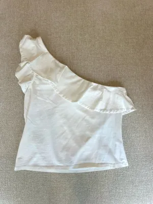 Maeve Ruffle One Shoulder Top thumbnail 5