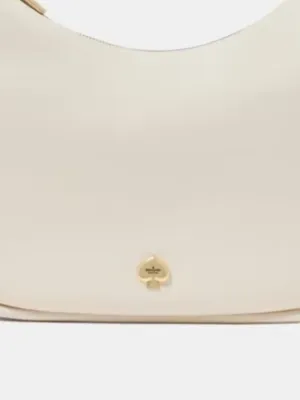 NWT Kate Spade Kayla Large Pebbled Leather Shoulder Bag Cream White Crossbody thumbnail 9