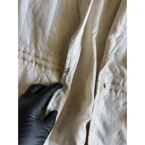 Willi Smith 100% Linen Blazer Size 14 Beige Cream Tailored Jacket Quiet Luxury thumbnail 9