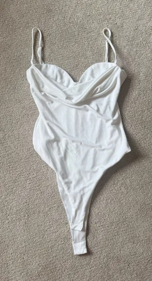 ZARA White Bodysuit thumbnail 1