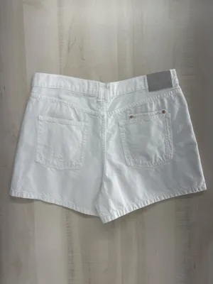 FREE PEOPLE tippi we the free white high rise denim shorts 32 thumbnail 4