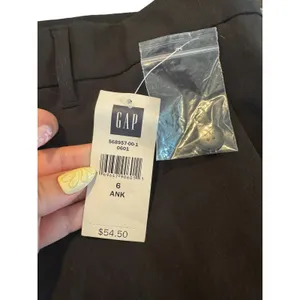 GAP Trouser Pants Size 6 Ankle Black GapStretch Career Wide Leg NWT thumbnail 3