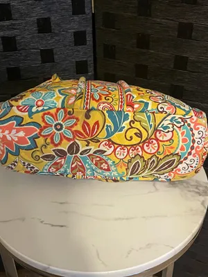 VERA BRADLEY PROVENCAL Eloise Kisslock Purse 9.5 x 12 x 4.5 Preloved thumbnail 19