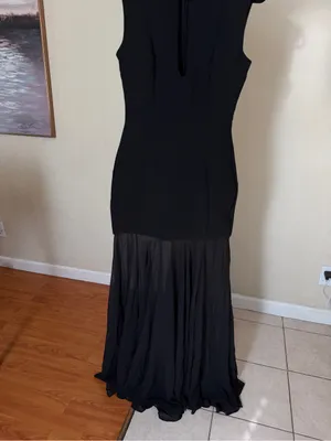 House of CB RAPHAELLA Black Keyhole Maxi Dress size XS NWOT thumbnail 10