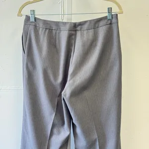 Jones New‎ York Suit Gray Pinstripe Straight Leg Dress Pants Women's Size 6 thumbnail 5