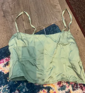 Aerie Light Green Women’s Satin Cami Top thumbnail 1
