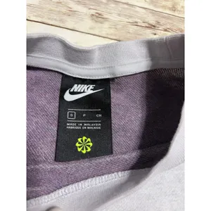 Nike Sportswear Move to Zero French Terry Logo Dress Small Gray Purple Swoosh thumbnail 4