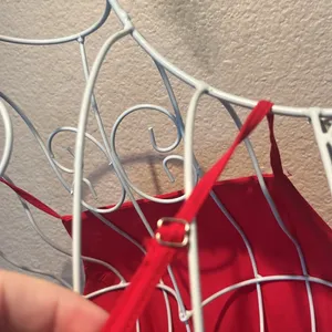 Lulu’s Starlet Red Ruched Maxi Dress Size Medium thumbnail 10