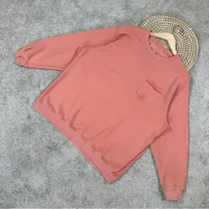 aerie Women’s Pullover Crew Neck Sweatshirt Longsleeve Lounge in Coral Orange M thumbnail 2