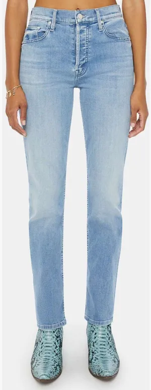 MOTHER The Tomcat Skimp High Waist Straight Leg Jeans thumbnail 1