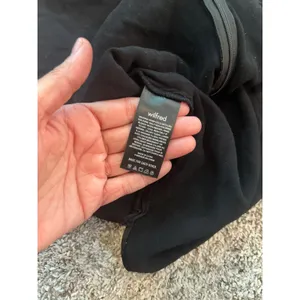 Wilfred Aritzia Muse Mini Skirt Black Viscose Side Slit Size 2 75002 thumbnail 6