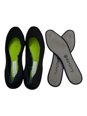 Rothy’s ⍟ The Flat Ballerina Ballet Slipper ⍟ Black Solid ⍟ 11.5M ⍟ Sustain Knit thumbnail 15