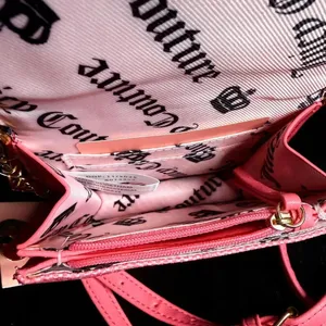 Juicy Couture Run the World Pink Mini Crossbody Chain Bag NWT thumbnail 5
