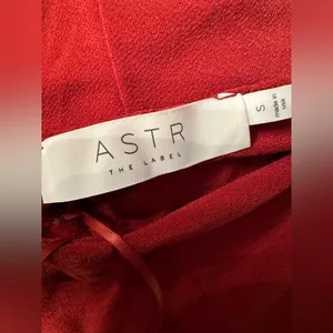 ASTR Wrapped Strap Women’s Red Maroon Rust Polyester Maxi Dress Size Small thumbnail 10