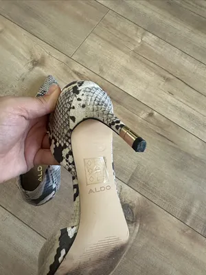 Aldo Snake Animal Print Pointy Heels Sz 9 thumbnail 5