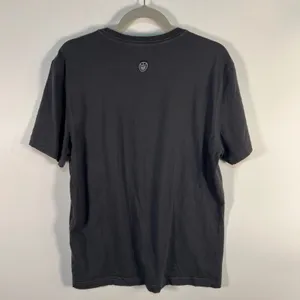 Life is Good Not All Who Wander Are Lost Camo Tree Graphic T-Shirt Gray‎ M thumbnail 6