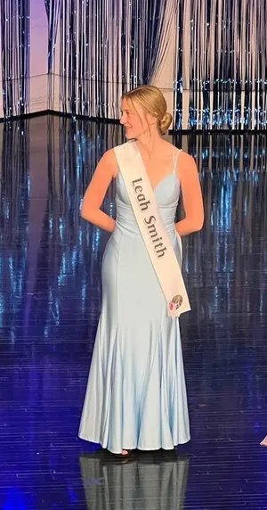 Windsor Light Blue Prom Dress thumbnail 2