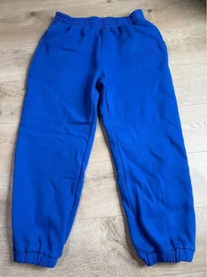 EUC Unisex Women Men Comfrt limited edition cobalt blue cloud sweatpants size XL thumbnail 1