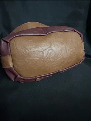 Rosetti Women’s Soft Leather Burgundy & Tan Multi-Pocket Hobo Satchel Bag Purse thumbnail 6
