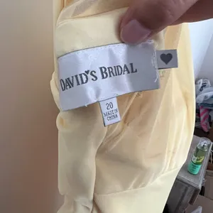Davids Bridal‎ yellow maxi dress size 20 thumbnail 8
