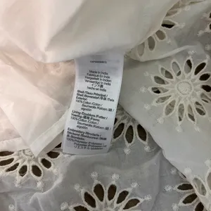 Madewell cream embroidered drop waist maxi dress thumbnail 4
