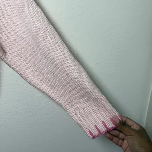 Bailey Rose Women‎ Coquette Sweater Small Pink Intarsia Bow Knit Oversize Dainty thumbnail 5