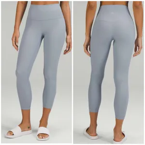 Lululemon align ribbed high rise leggings chambray blue 4 thumbnail 2