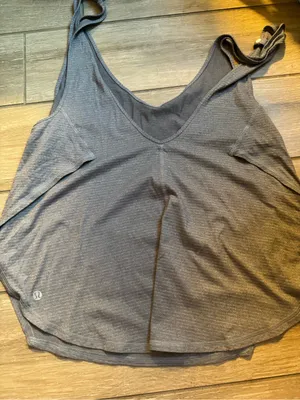 lululemon athletica Heathered Charcoal Scoop Neck Tank thumbnail 5