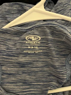 Athletic blue tank Size M thumbnail 2
