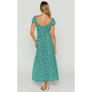 Showpo. Donissa Green Floral Midi Dress thumbnail 3