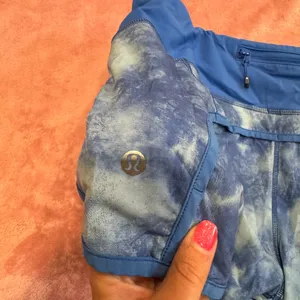 Blue Tie-Dye Women's Shorts thumbnail 5