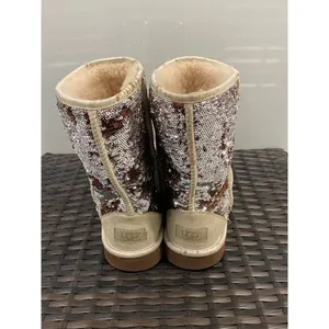 UGG Sequins silver bronze gold boots size 9 thumbnail 2