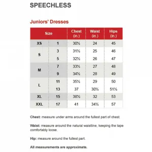 Speechless Juniors Embellished Glitter-Lace Gown Navy Blue 3 thumbnail 7