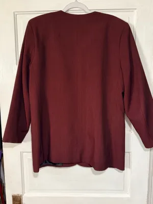 Reflection of Dallas Deep Burgundy Three Piece Suit thumbnail 9